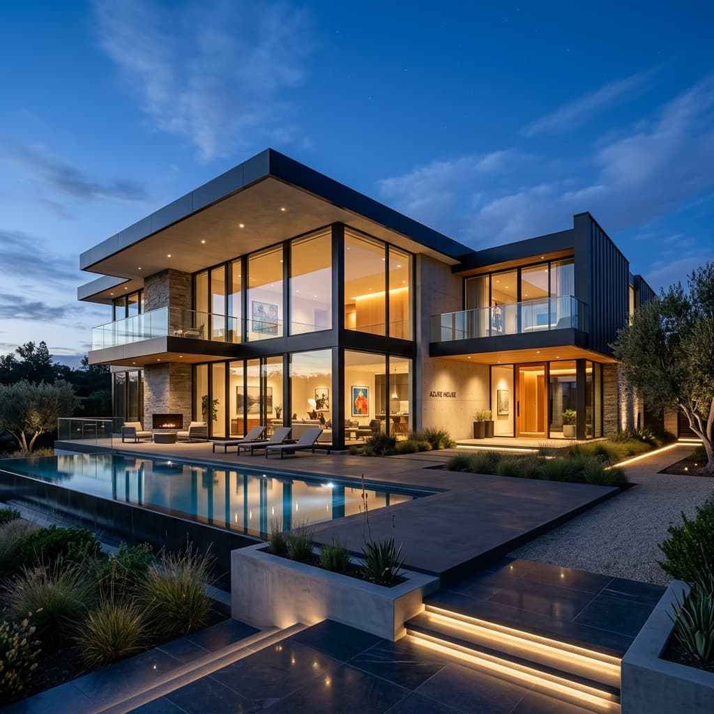 Luxury custom home build by ALUX