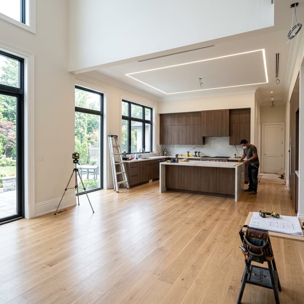 High-end interior construction and renovation by ALUX